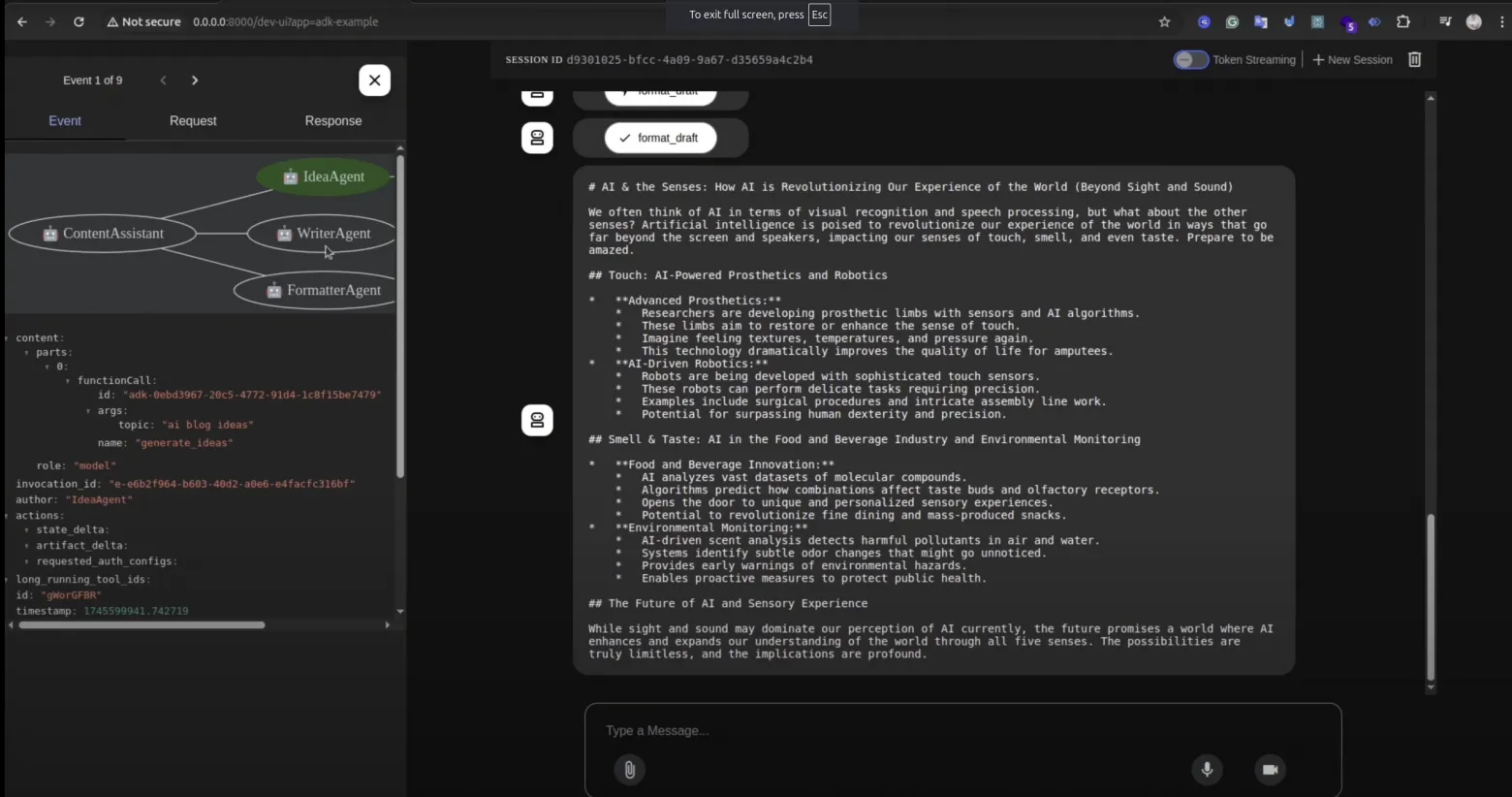 Web UI