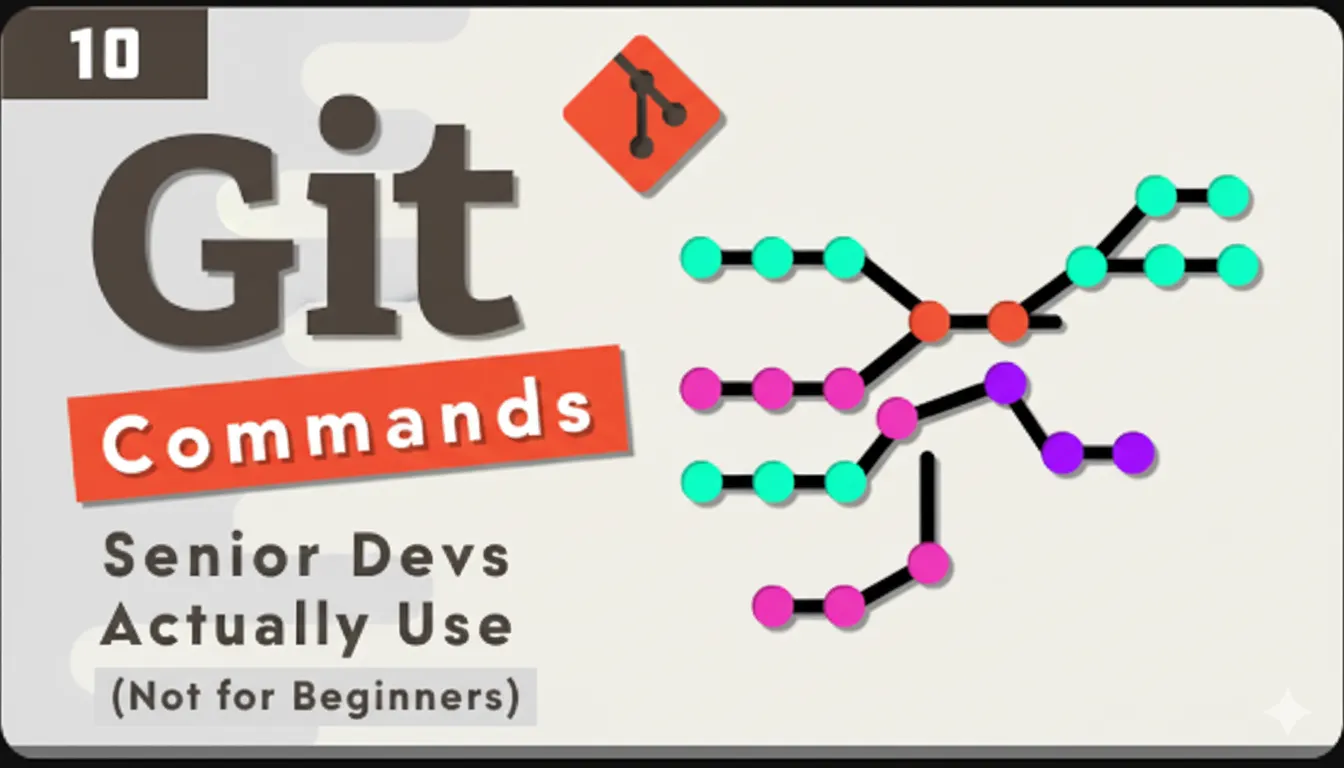 Cover Image for Advanced Git : 10 Git Commands Senior Devs Actually Use