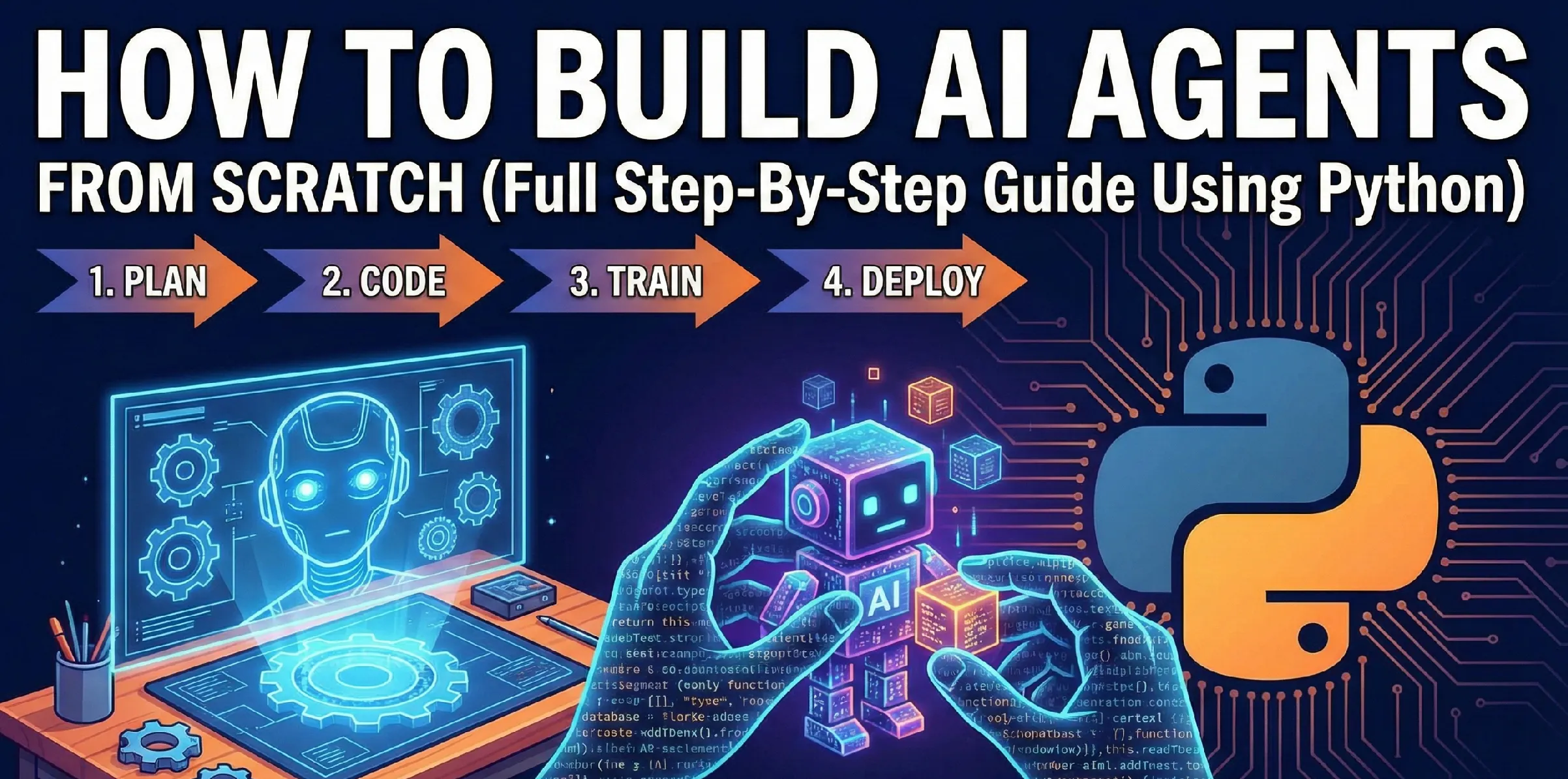 How to build AI agents from scratch for free