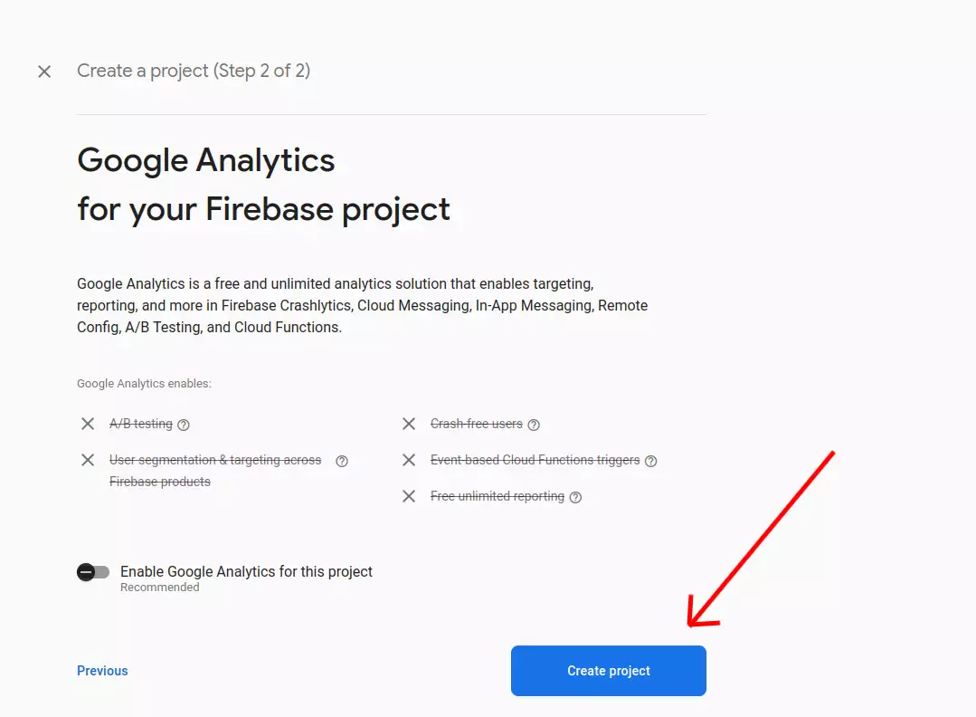 How to Create a Project on Firebase