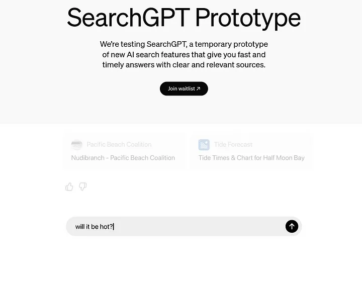 About SearchGPT