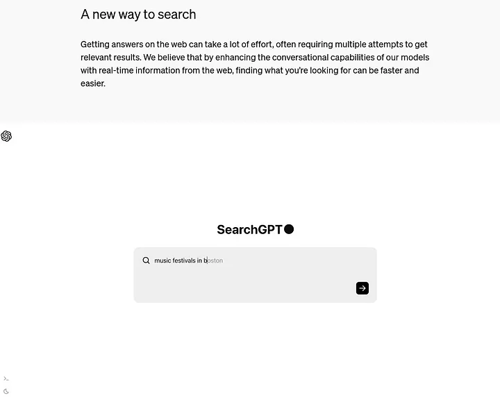 SearchGPT — AI-Powered Search Engine