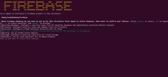 firebase init firebase init