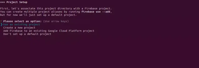 firebase init firebase init