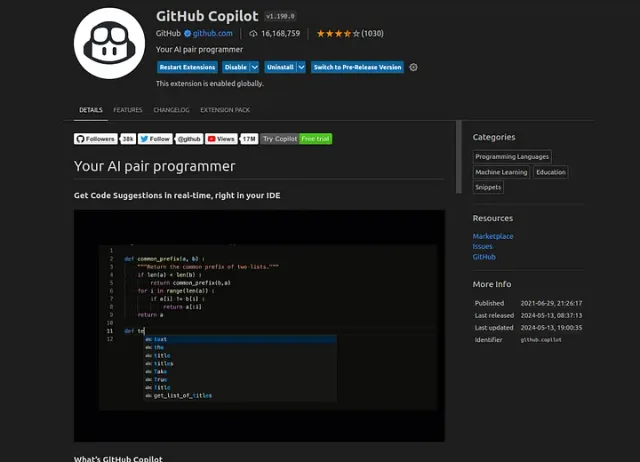 GitHub Copilot Extension GitHub Copilot Extension