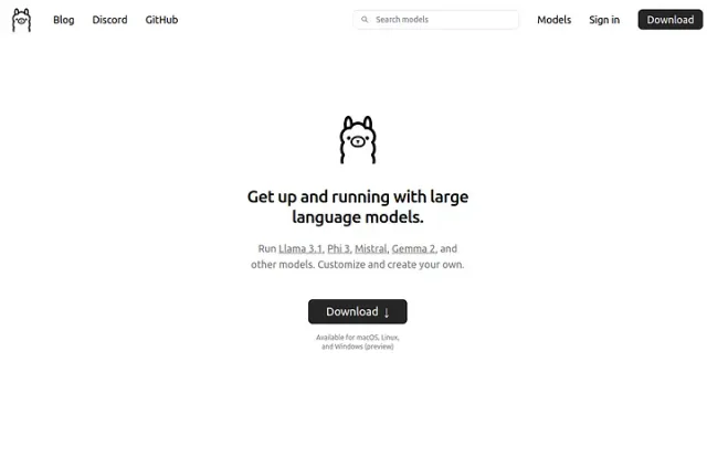 Download and Install the Ollama Tool
