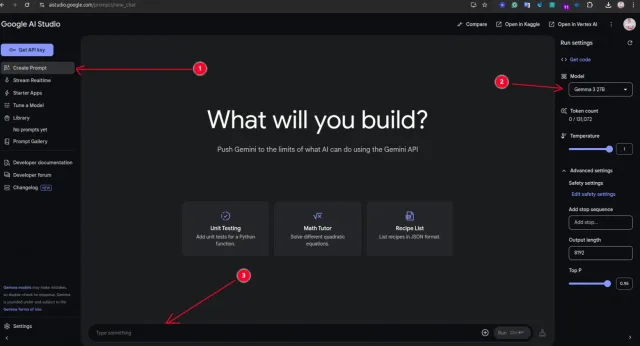 How to Use Gemma 3 in Google AI Studio
