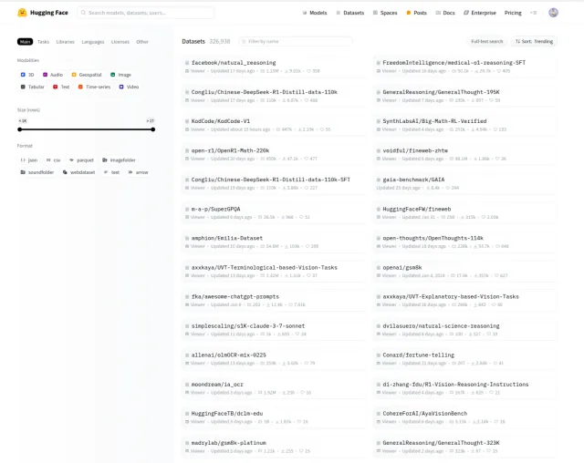 Hugging Face Datasets
